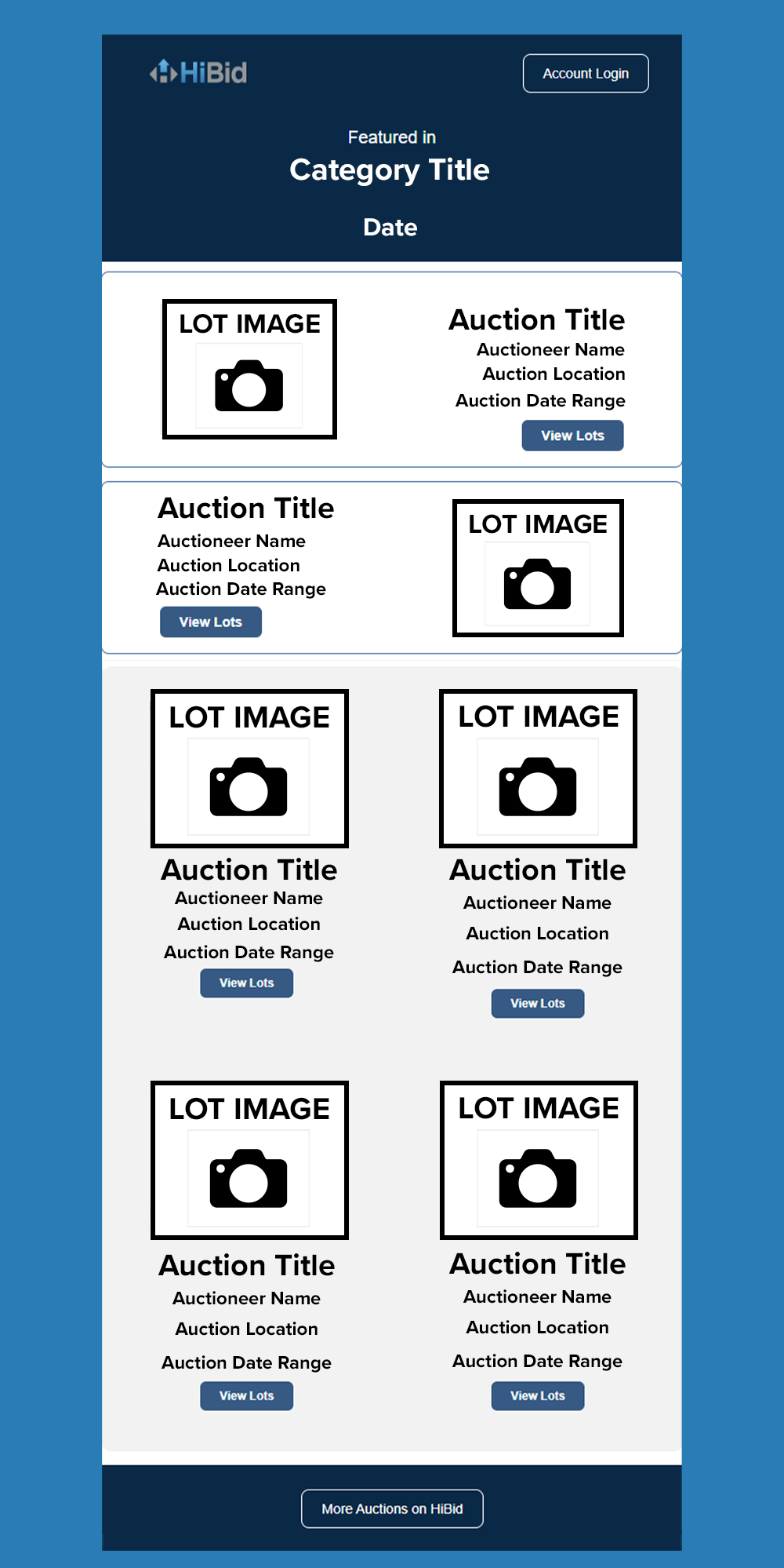 Newsletter Banner Placement