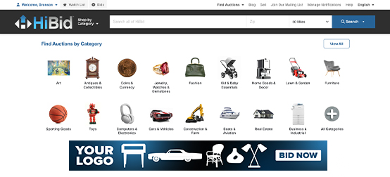 Homepage Banner Placement Example
